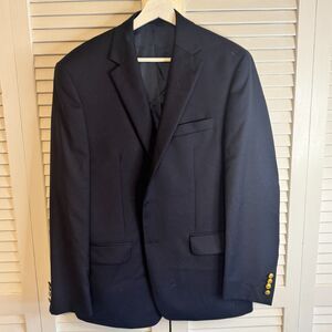 MENS LAUREN RALPH LAUREN WOOL SUIT JACKET PREPPY ACADEMIA SZ